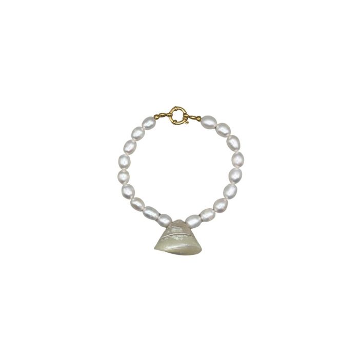 Bonnie Studios Boris shell armband parels www.littlelegends.nl