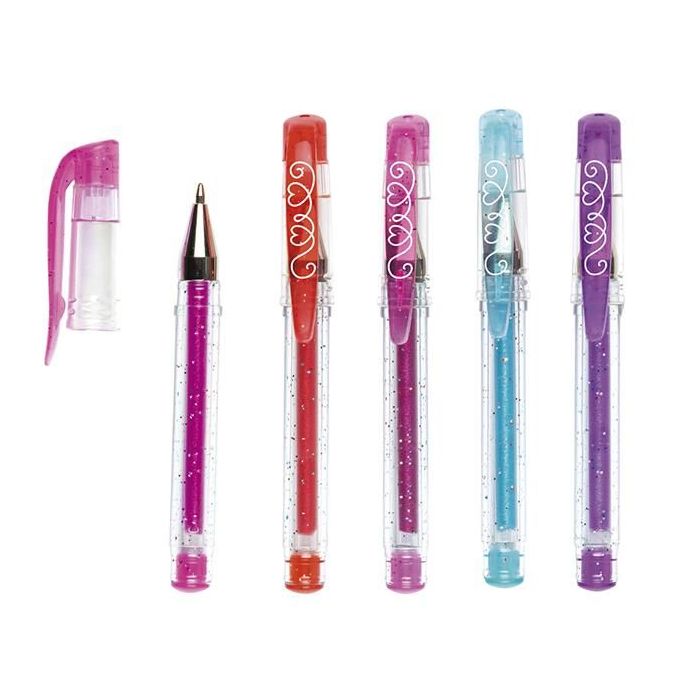 Glitter gelpennen set www.littlelegends.nl