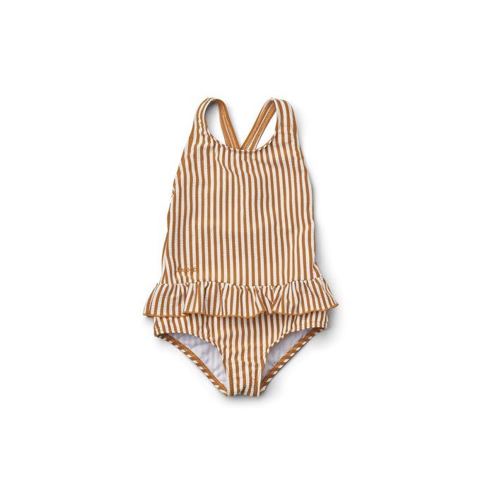 Liewood Amara badpak swimsuit golden caramel www.littlelegends.nl