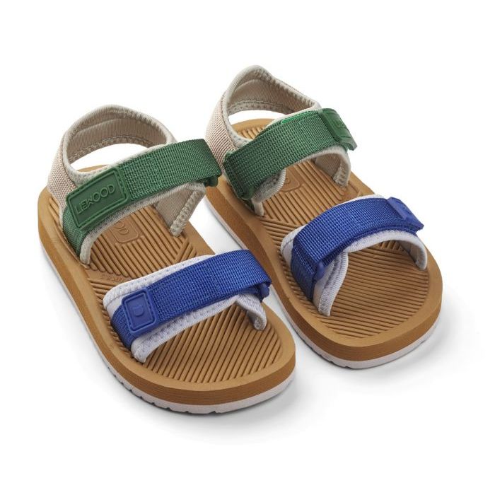 Liewood Monty sandaal blauw groen www.littlelegends.nl