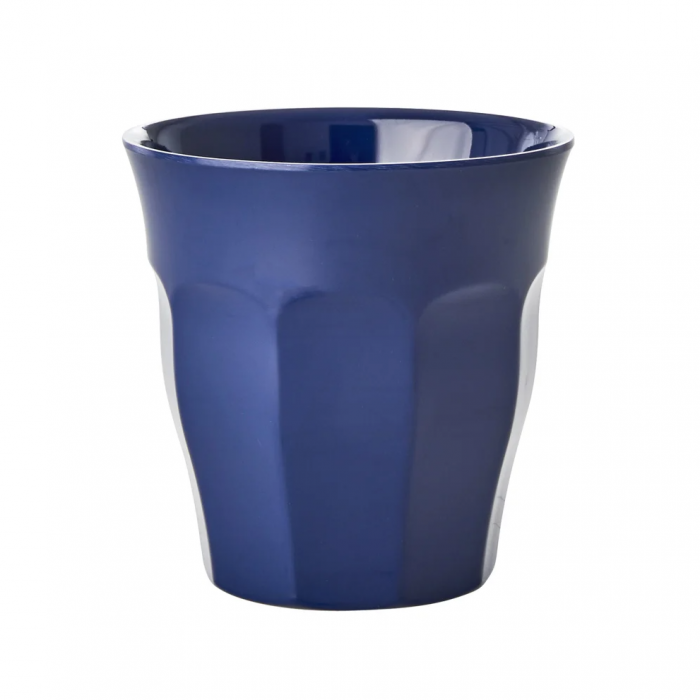 Rice middelgrote melamine beker navy blue www.littlelegends.nl