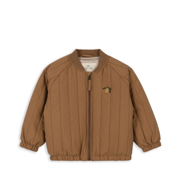 Konges Slojd juno bomber jasje bruin limoen tobbaco brown www.littlelegends,nl