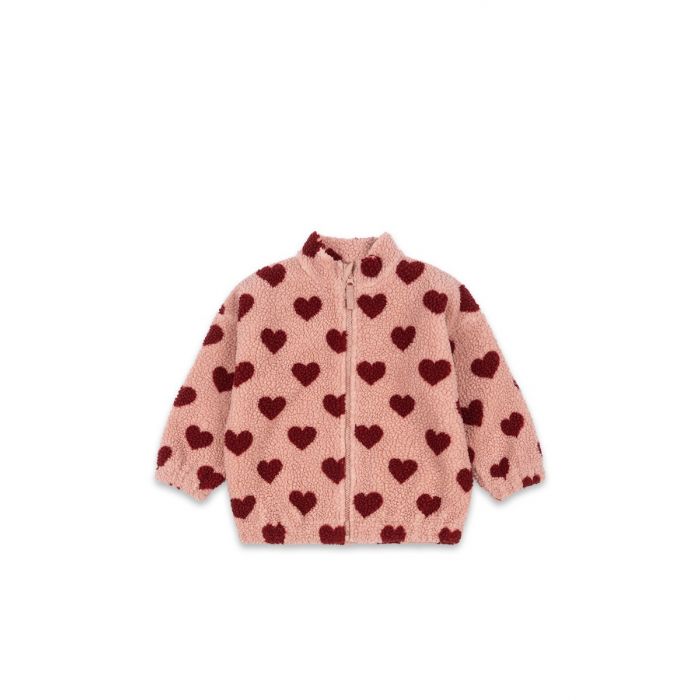 Konges Slojd jody teddy jas roze hartjes www.littlelegends.nl