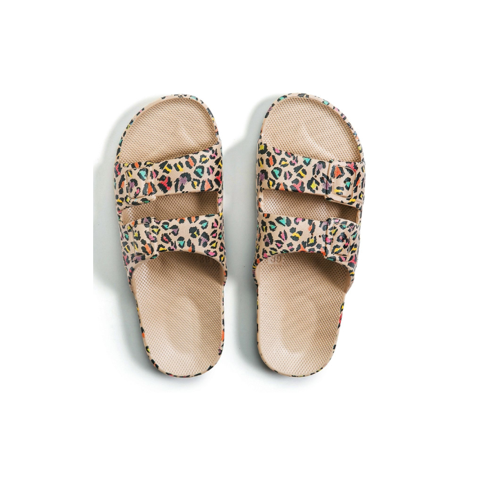 Freedom Moses slippers popleo sands leopard www.littlelegends.nl