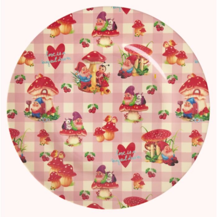 RICE DINERBORD LOBVE THERAPY GNOME PRINT