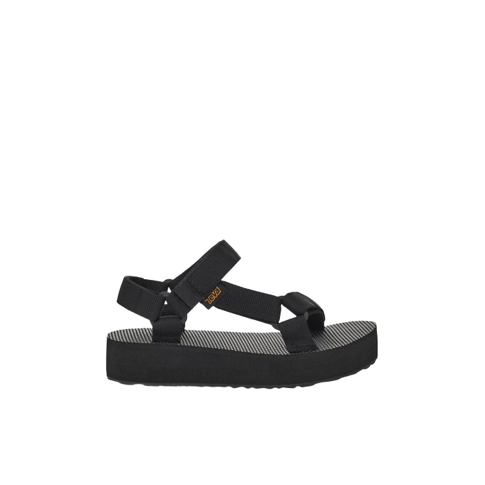 TEVA SANDALEN MIDFORM BLACK, lichtgewicht sandalen voor kinderen, zwarte sandalen van teva, sneldrogend, klitteband, www.littlelegends.nl