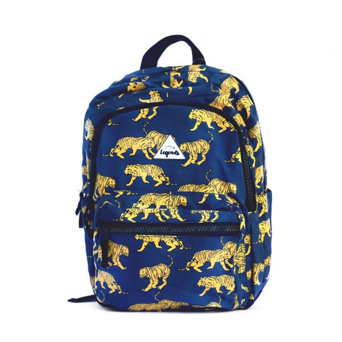 Little Legends rugzak tijger blauw backpack www.littlelegends.nl