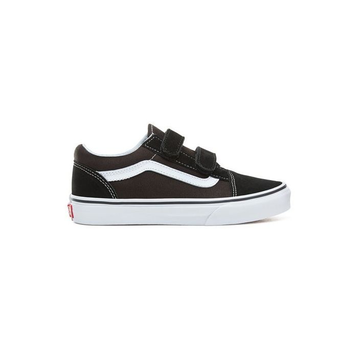 Vans old skool zwart laag klittenband www.littlelegends.nl