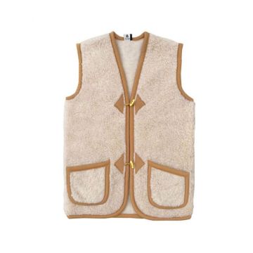 Alwero bodywarmer volwassenen adult beige www.littlelegends.nl