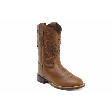 Bootstock x Copenhagen Colors cowboylaarzen cognac bow www.littlelegends.nl