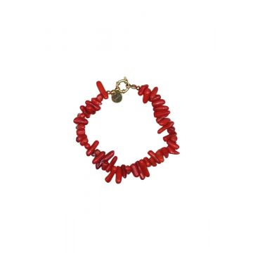 Bonnie Studios armband flint rood www.littlelegends.nl