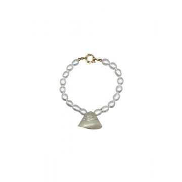 Bonnie Studios Boris shell armband parels www.littlelegends.nl