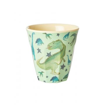 KLEINE MELAMINE BEKER DINO PRINT