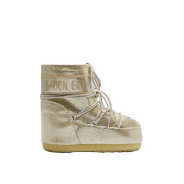MOON BOOT ICON LOW GOLD GLITTER