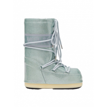 MOON BOOT ICON JUNIOR BLUE GLITTER