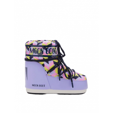 ICON LOW OPTICAL-PRINT LILAC BOOTS