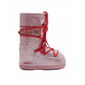 MOON BOOT ICON JUNIOR PINK GLITTER