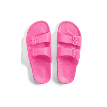 Freedom Moses slppers felroze knal roze www.littlelegends.nl