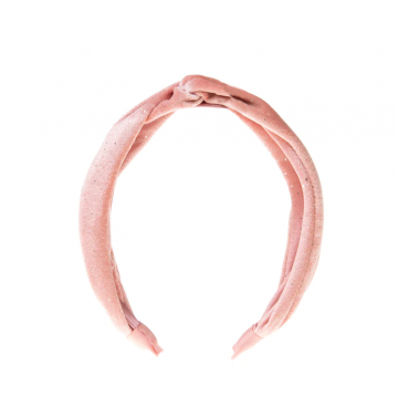SPARKLE VELVET HAARBAND, zacht, comfortabel, glitters, roze headband. www.littlelegends.nl