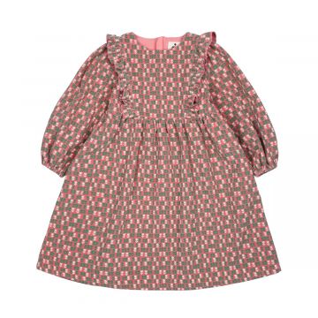 Jelly Mallow jurkje flower corduroy www.littlelegends.nl