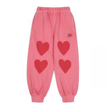 Jelly Mallow Love Pigment Jogger roze hartjes www.littlelegends.nl