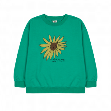 Jelly Mallow trui groen lion unisex www.littlelegends.nl
