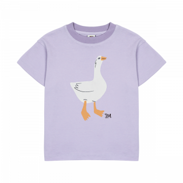 Jelly Mallow t-shirt lila gans www.littlelegends.nl