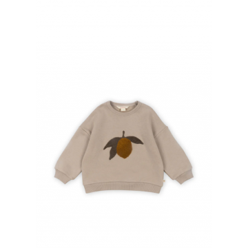 Konges Slojd Lou terry sweatshirt oxford tan