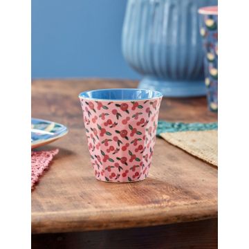 Rice melamine beker roosjes www.littlelegends.nl
