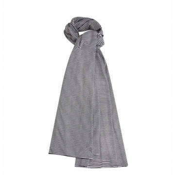 Mingo sjaal gestreept stripe zwart wit www.littlelegends.nl