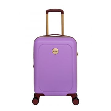Mosz handbagage koffer lila 55cm www.littlelegends.nl