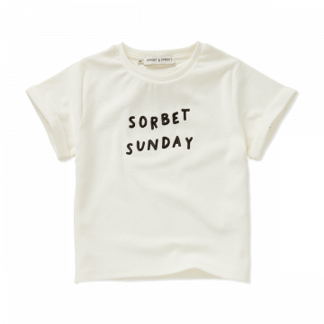 Sproet en Sprout terry shirt wit sorbet sunday www.littlelegends.nl