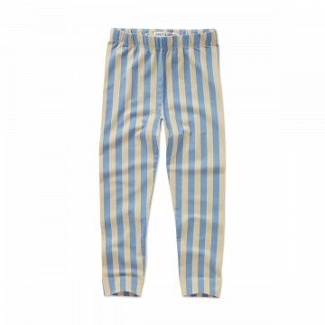 Sproet en Sprout legging stripe gestreept sesam blauw www.littlelegends.nl