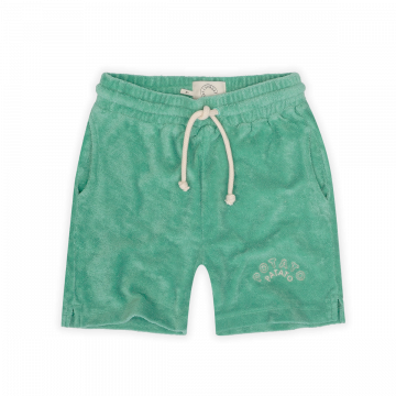 Sproet en Sprout terry short bermuda mintgroen badstof www.littlelegends.nl