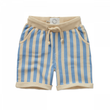 Sproet en Sprout short stripe lichtblauw sesam www.littlelegends.nl