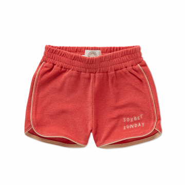 Sproet en Sprout terry badstof sport shorts sorbet sunday www.littlelegends.nl