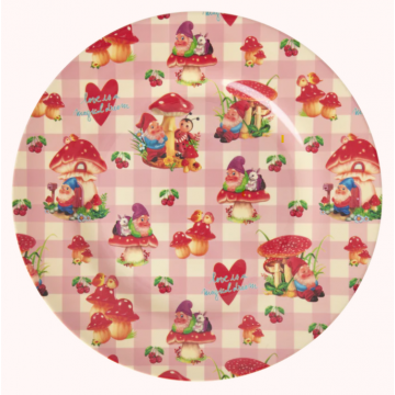 RICE DINERBORD LOBVE THERAPY GNOME PRINT