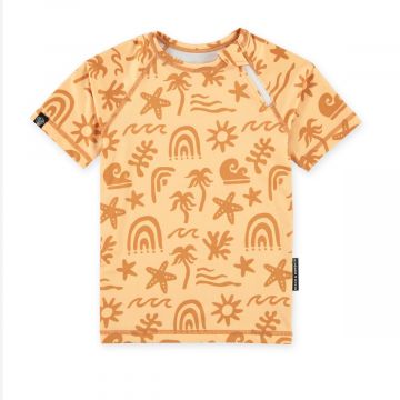 Beach en Bandits uv t-shirt tropical vibes apricot www.littlelegends.nl