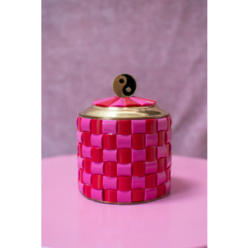 Deans the label treasurebox pink red yinyang www.littlelegends.nl