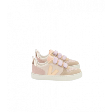 Veja, sneakers, schoenen, kinderschoenen, pastel, pastelkleuren, meisjes, roze, lila, meisjesschoenen, little legends, klittenband