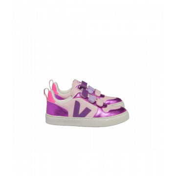 Veja sneakers klittenband roze www.littlelegends.nl
