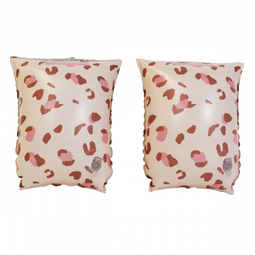 Swim Essentials zwembandjes oud roze panterprint 2-6 jaar www.littlelegends.nl