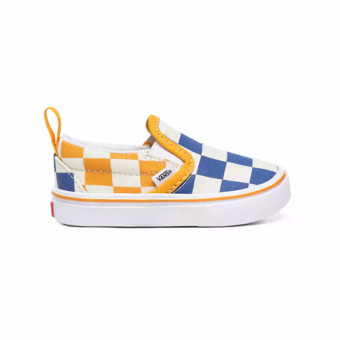 Vans slip on checkerboard geel online