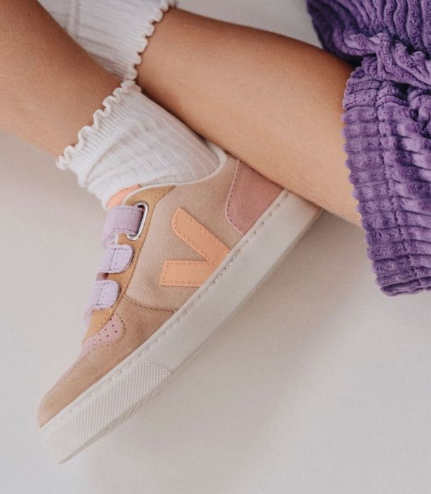 VEJA V10 SUEDE MULTICO SABLE