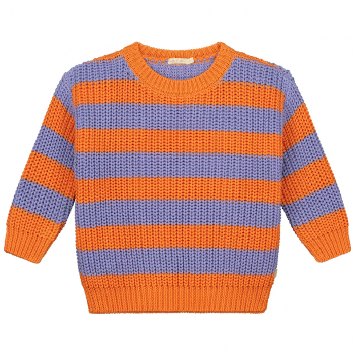 YUKI GEBREIDE TRUI HAPPY STRIPES