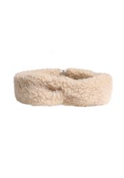 ALWERO HAARBAND CONI BEIGE, warme haarband, hoofdband, 100% wol. www.littlelegends.nl