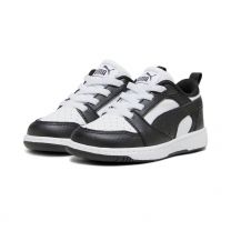 Puma Rebound V6 Lo sneakers zwart wit www.littlelegends.nl