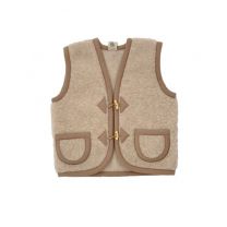 Alwero bodywarmer alpen junior beige kids www.littlelegends.nl