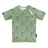 UV T-SHIRT PALM ISLAND, beschermend zwem shirt voor kinderen van beach & bandits, palmboom t-shirt, upf50+, www.littlelegends.nl