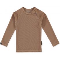 Beach & Bandits chocolade ribbed long sleeve tee 